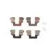 Планка супорта заднього прижимна QUICK BRAKE 109-1245 для Opel Combo 1.3-1.7DTI 2001-