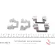 Планка супорта заднього QUICK BRAKE 109-1679 для VW Golf V/VI, Passat B6/B7