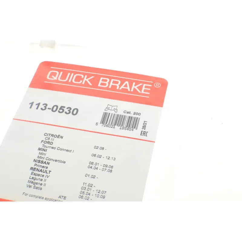 Пружини супорта задні QUICK BRAKE 113-0530 для Citroen C5, Renault Laguna II, Ford Tourneo Connect