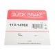 Направляюча супорта заднього QUICK BRAKE 113-1476X для BMW 5 (F10/F11) 2010-2017