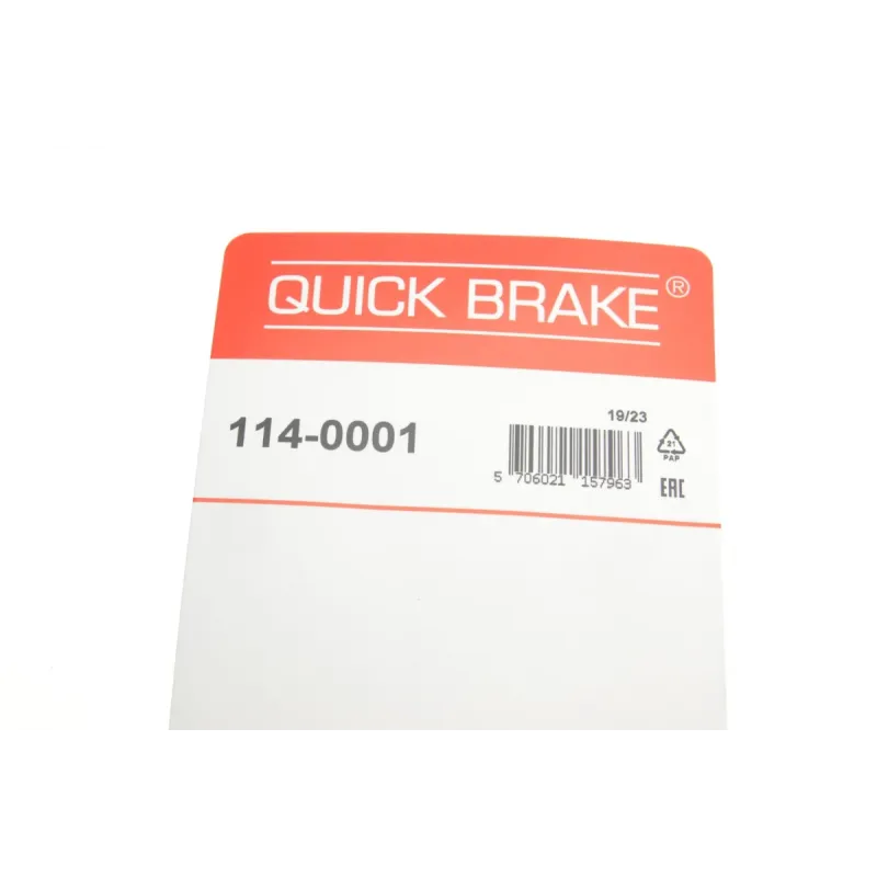 Ремкомплект заднього супорта QUICK BRAKE 114-0001 для Volkswagen Caddy IV 2015-, d=38мм