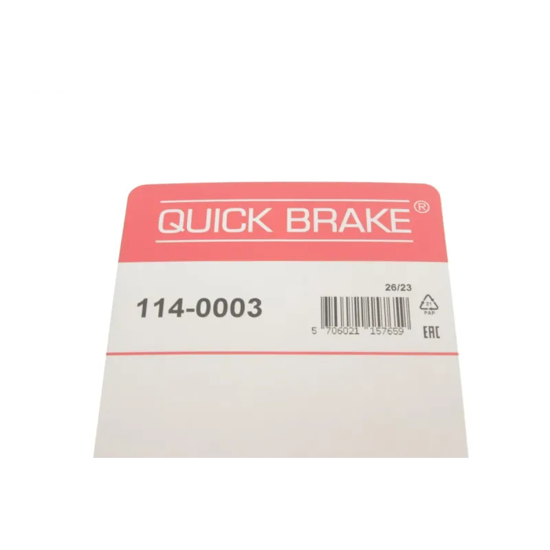 Ремкомплект супорта переднього QUICK BRAKE 114-0003 для VW Caddy III 2004-2015 (d=54мм)