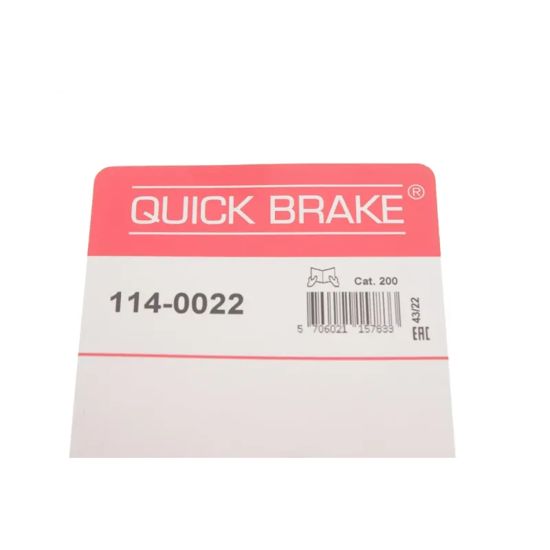 Ремкомплект заднього супорта QUICK BRAKE 114-0022 для Renault Master II, Opel Movano, Nissan Interstar (d=42mm)