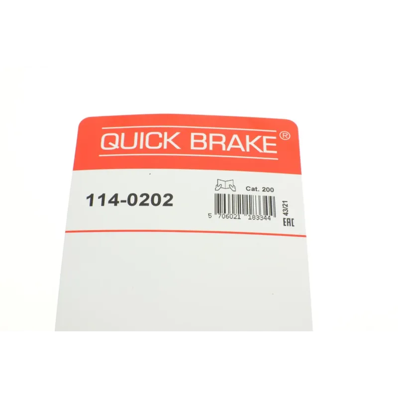 Ремкомплект супорта переднього QUICK BRAKE 114-0202 для Renault Clio, 5, Twingo I (d=45mm)