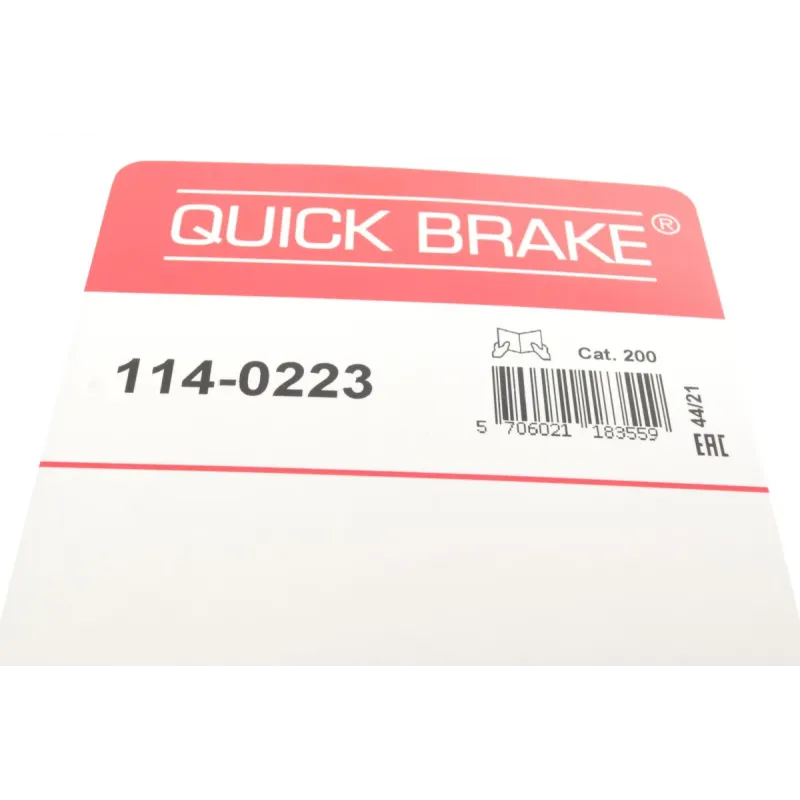 Ремкомплект супорта переднього QUICK BRAKE 114-0223 для Chevrolet Matiz/Spark, Daewoo Matiz (d=48mm)