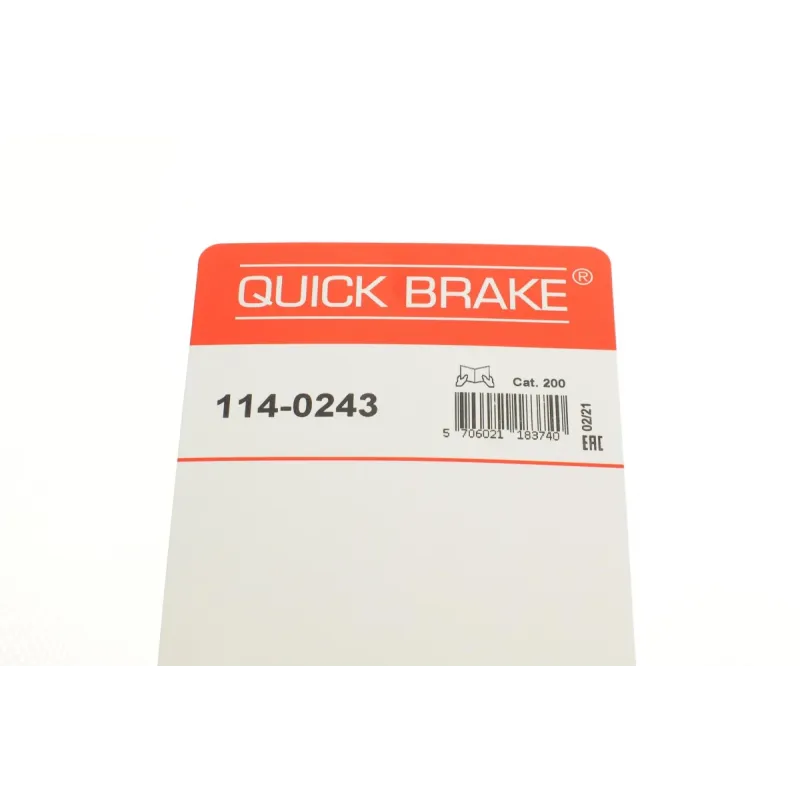 Ремкомплект супорта переднього QUICK BRAKE 114-0243 для Nissan Qashqai J11, Renault Kadjar 2013-, d=57мм