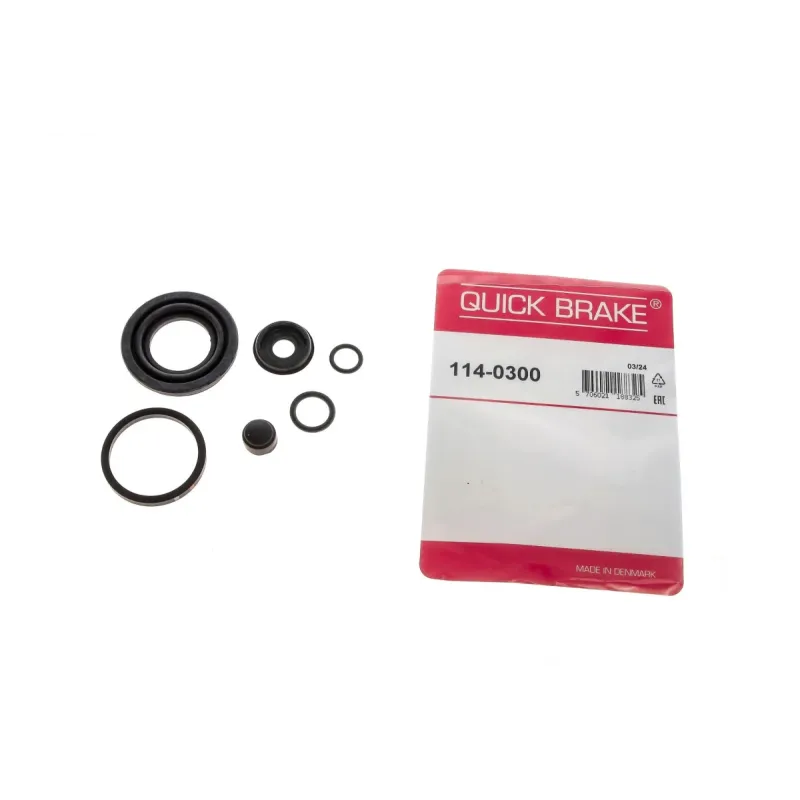 Ремкомплект заднього супорта QUICK BRAKE 114-0300 для Hyundai i20, KIA Picanto (d=34mm)