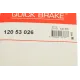 Комплект регулятора стояночного гальма QUICK BRAKE 120 53 026 для Jeep Patriot, Mitsubishi Lancer, Outlander 1999-