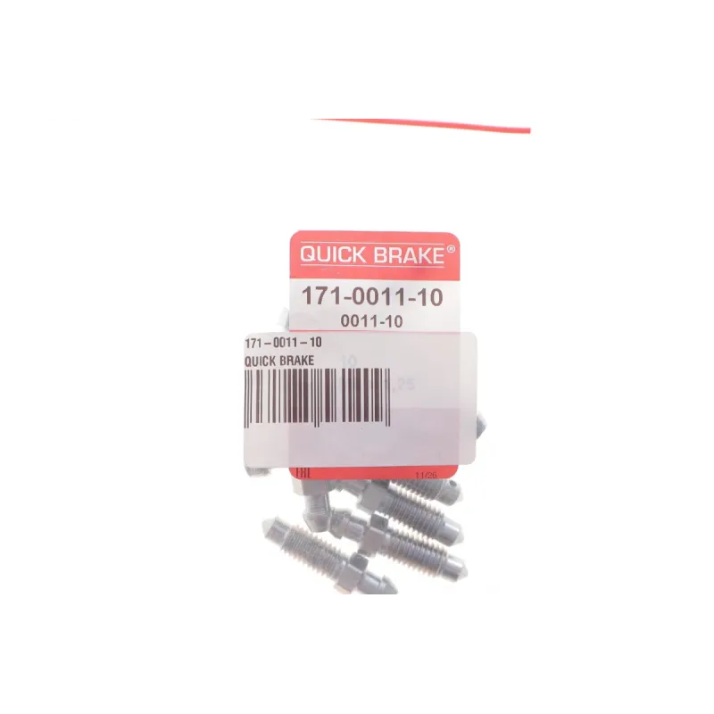 Штуцер прокачки гальм QUICK BRAKE 171-0011-10 (M8x1.25/9x35.5) комплект 10 шт для Chevrolet Lacetti, Nubira, Estate