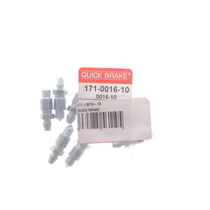 Штуцер прокачки гальм QUICK BRAKE 171-0016-10 (M10x1/10x31.6) комплект 10 шт для Chevrolet Aveo T300, Hyundai Creta