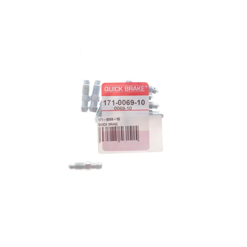 Штуцер прокачки гальм QUICK BRAKE 171-0069-10 (комплект 10 шт) M7x1/7x28.6 для Alfa Romeo 33, Austin Metro