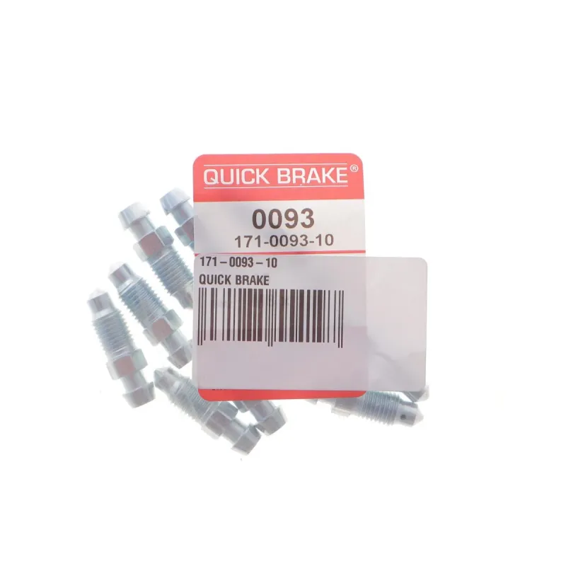 Штуцер прокачки гальм QUICK BRAKE 171-0093-10 (к-кт 10 шт) M8x1/8x28.0 для Hyundai Accent III, Kia Rio II