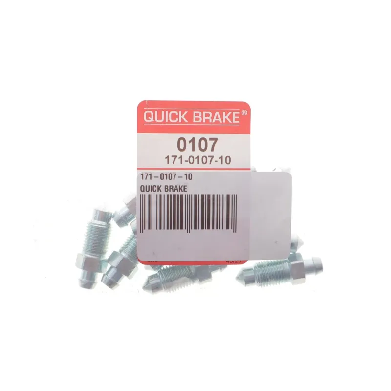 Штуцер прокачки гальм QUICK BRAKE 171-0107-10 (К-кт 10 шт) для Austin Mini, Chrysler Grand Voyager III, Ford Escort