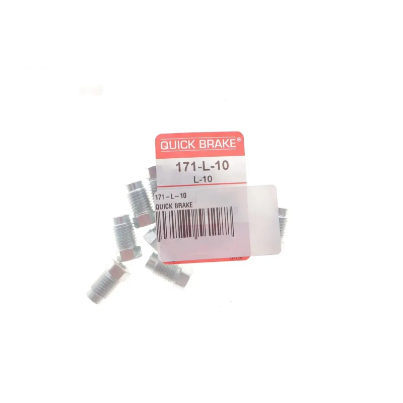 З'єднувач гальмівної трубки QUICK BRAKE 171-L-10 (M10x1.25/10x19.5/d=5.0) комплект 10 шт