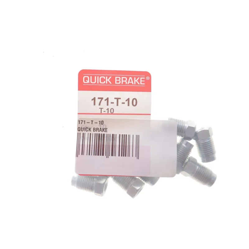 З'єднувач гальмівної трубки QUICK BRAKE 171-T-10 (M10x1/10x18/d=5.0) комплект 10 шт