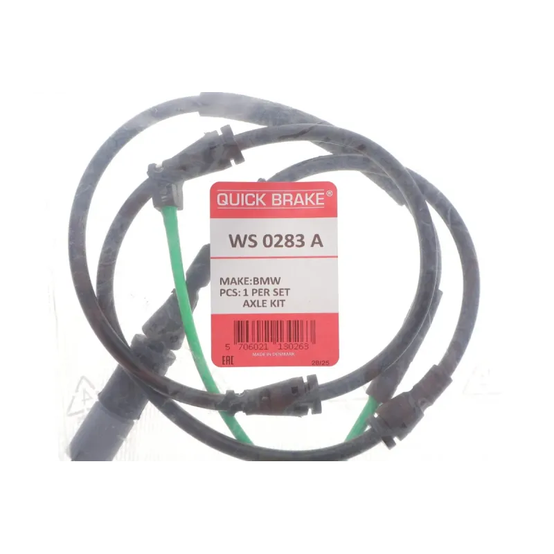 Датчик зносу гальмівних колодок передній QUICK BRAKE WS 0283 A для BMW X5 (E70) X6 (E71) 1020мм
