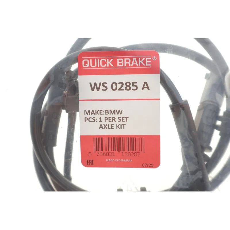 Датчик зносу гальмівних колодок задній QUICK BRAKE WS 0285 A для BMW 7 (F01-04) 2008-2015, 1065 мм
