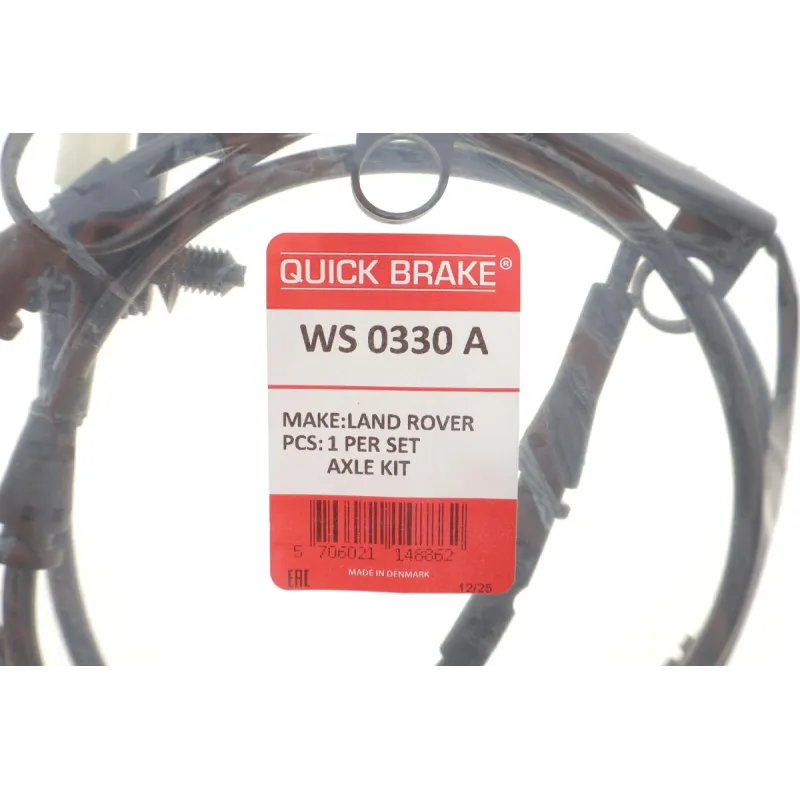 Датчик зносу гальмівних колодок передніх QUICK BRAKE WS 0330 A для Land Rover Range Rover IV L405 2012-