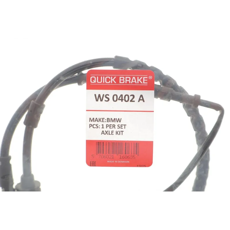 Датчик зносу гальмівних колодок задній QUICK BRAKE WS 0402 A для BMW i3 (I01) 2013-, 685 мм