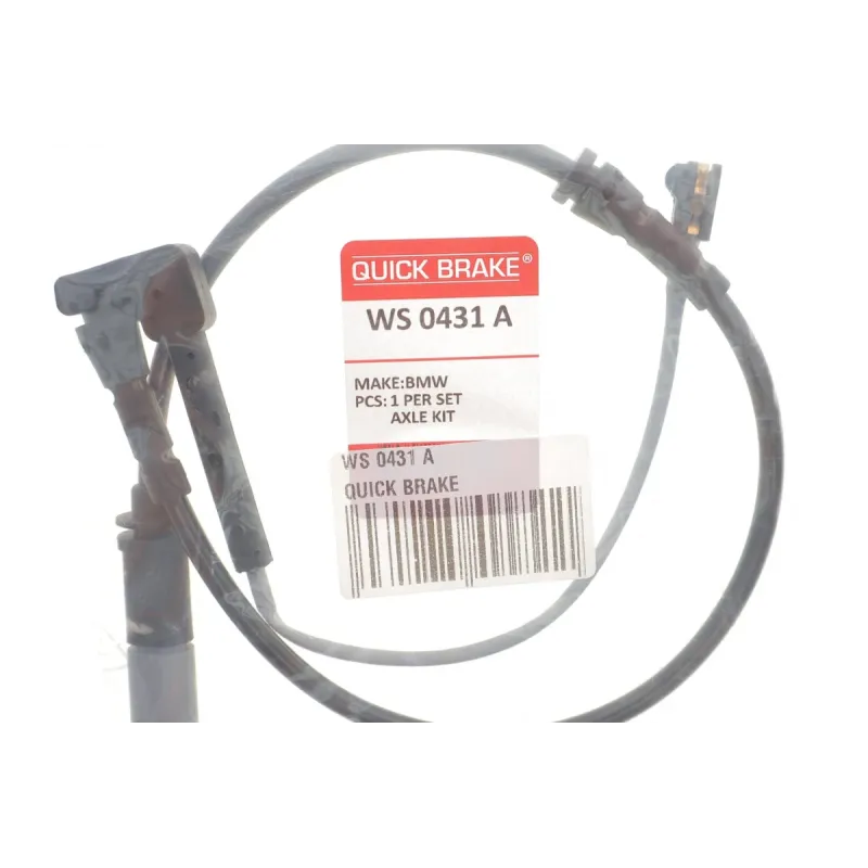 Датчик зносу гальмівних колодок передній QUICK BRAKE WS 0431 A для BMW X1 (F48) / X2 (F39) 475+237мм