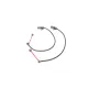 Датчик зносу гальмівних колодок передній QUICK BRAKE WS 0460 A для Porsche Macan 2015-, 455 мм