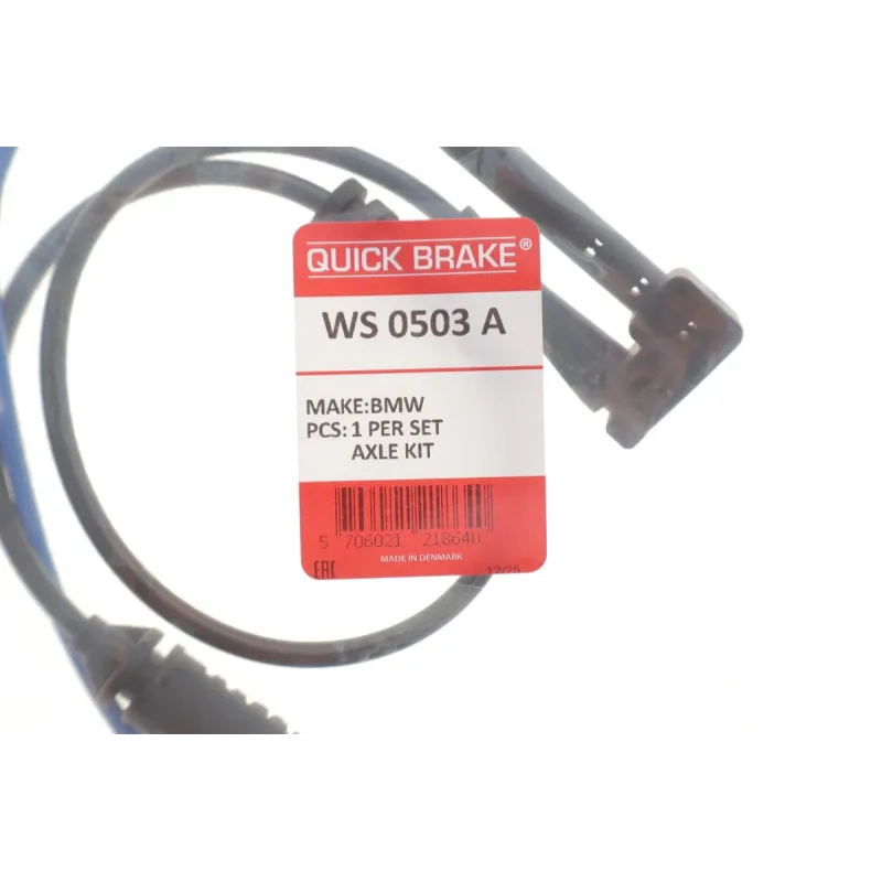 Датчик зносу гальмівних колодок передній QUICK BRAKE WS 0503 A для BMW X1 (U11) X2 (U10) 475мм