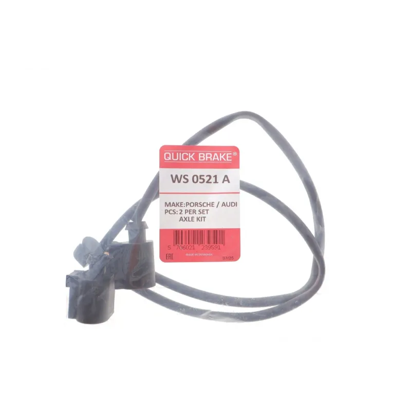 Датчик зносу гальмівних колодок передній QUICK BRAKE WS 0521 A для Audi Q6 E-Tron 2024-, L=319 мм