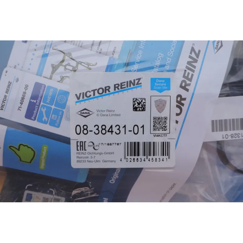 Комплект нижніх прокладок двигуна REINZ 08-38431-01 для Opel Astra H/J, Chevrolet Cruze, Alfa Romeo 159