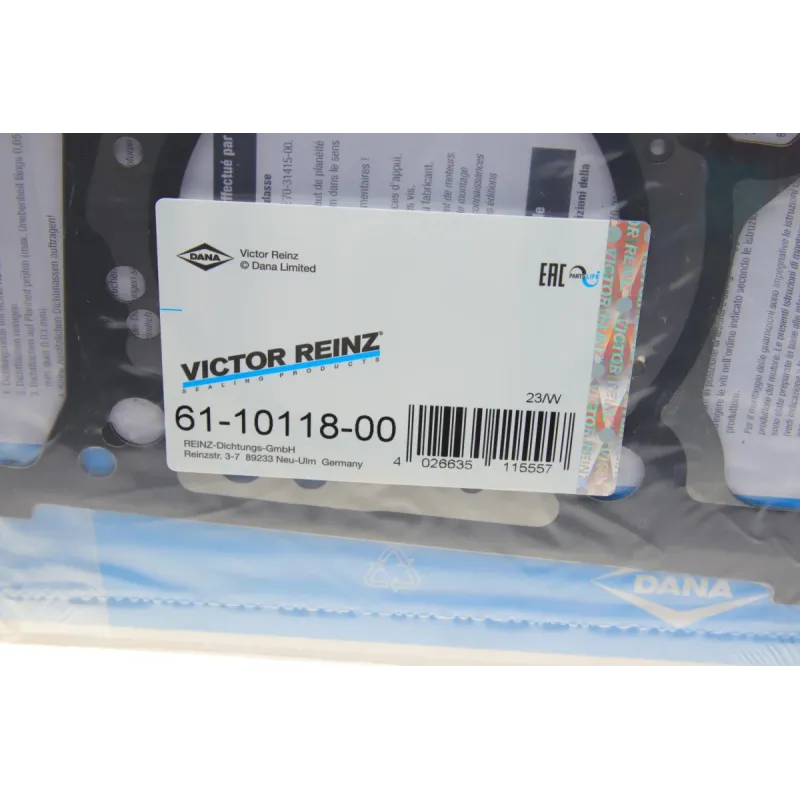 Прокладка ГБЦ REINZ 61-10118-00 для Ford Focus III 2.0 Ti-GDi 170 л.с. Ø89мм