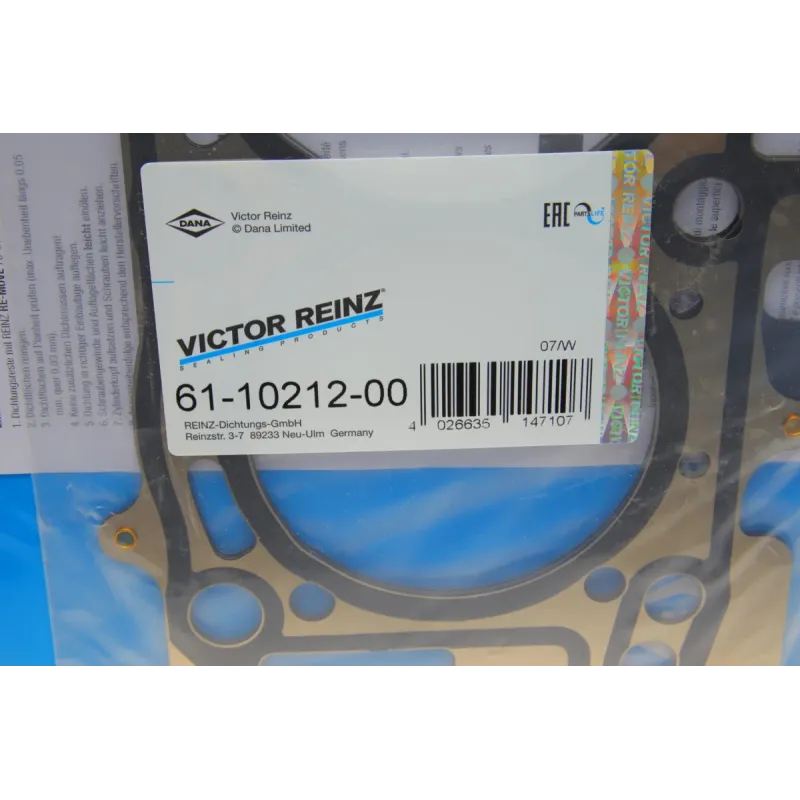 Прокладка ГБЦ Citroen Jumper/Jumpy/Peugeot Boxer/Expert 2.0/2.2 HDI 15- (1 мітка) (1.25mm)