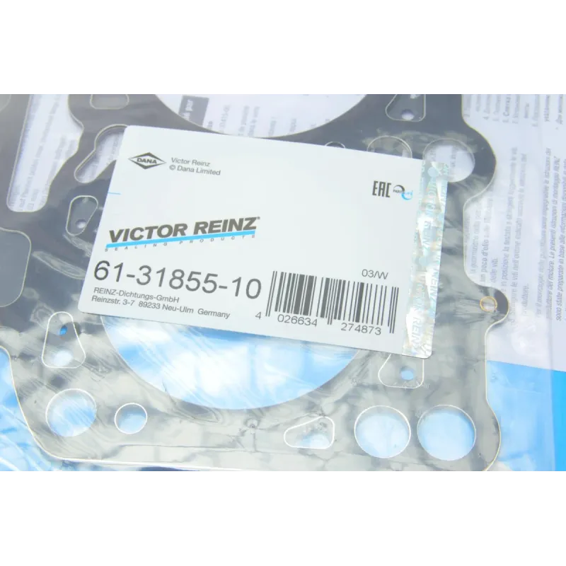 Прокладка ГБЦ REINZ 61-31855-10 для Skoda Fabia, VW Polo 1.4 TDI 2003-2010 (1.53мм, 2 отвори)