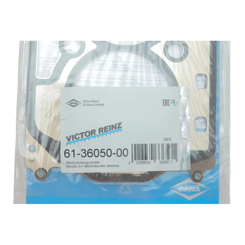 Прокладка ГБЦ REINZ 61-36050-00 для Skoda Fabia 1.2 01- (0.60mm, Ø 77mm)