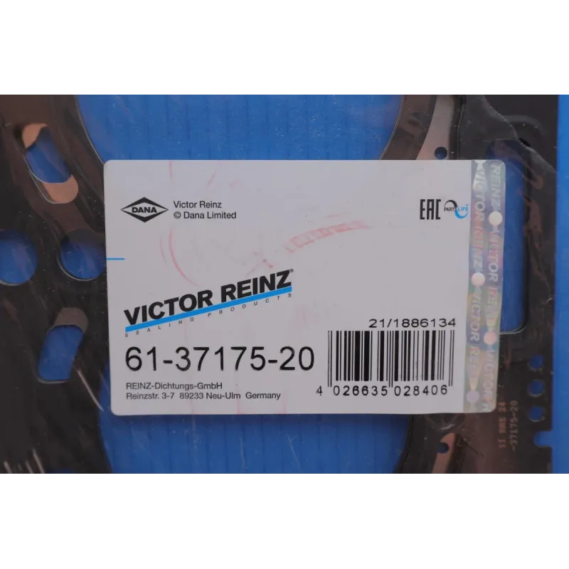 Прокладка ГБЦ REINZ 61-37175-20 для Volkswagen Crafter, T5 2.0TDI, Ø82мм, 1.71мм, 3 мітки
