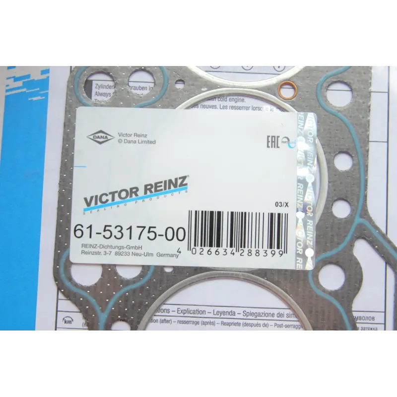 Прокладка ГБЦ Daewoo Matiz 0.8i 98-, Ø 69,50mm