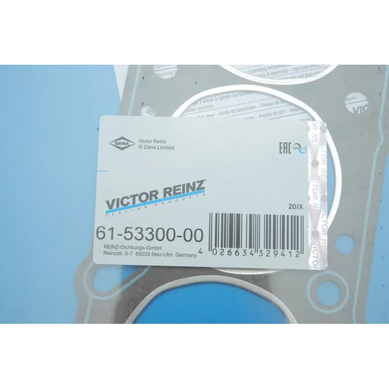 Прокладка ГБЦ REINZ 61-53300-00 для Daewoo Nexia 1.5 16V 1995-1997, Ø78 мм