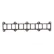 Прокладка колектора впускного Mitsubishi Pajero 3.2D 00-06, 4M41