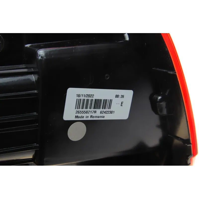 Ліхтар задній лівий RENAULT 265558217R для Duster 2017-, 2 кг