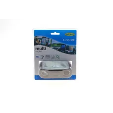 Купити Розгалужувач прикурювача (індикатор батареї) (2x12/1xUSB) | KovelAutoHub