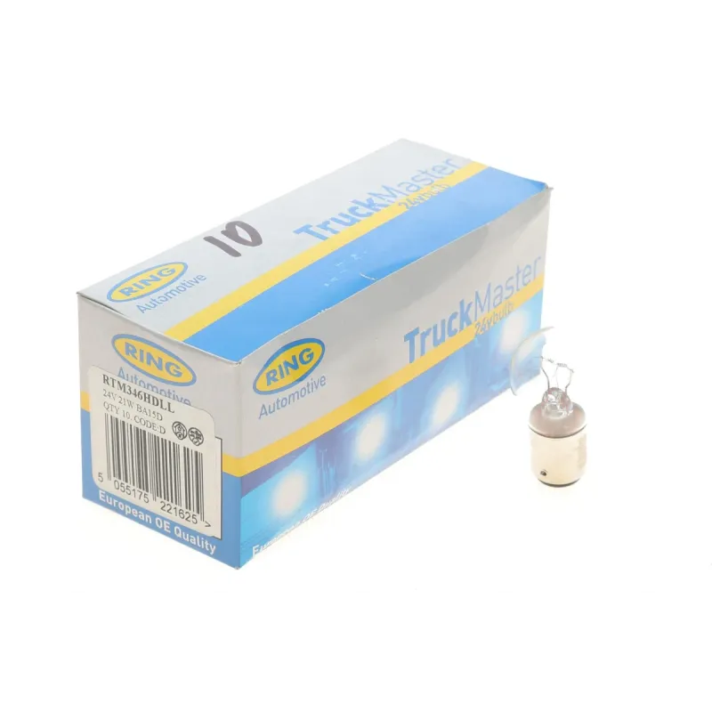 Автолампа P21W 24V 21W BA15d (SBC) RING RTM346HDLL Heavy Duty/Long Life