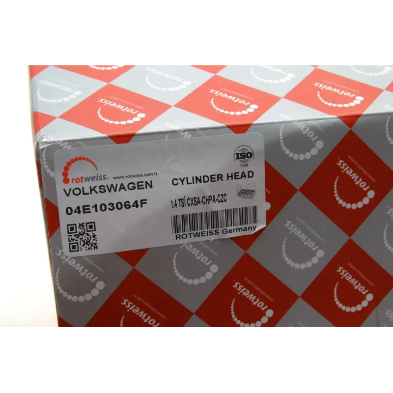Головка блоку циліндрів ROTWEISS 04E103064F для Audi Q3, VW Golf VII 1.4 TSI