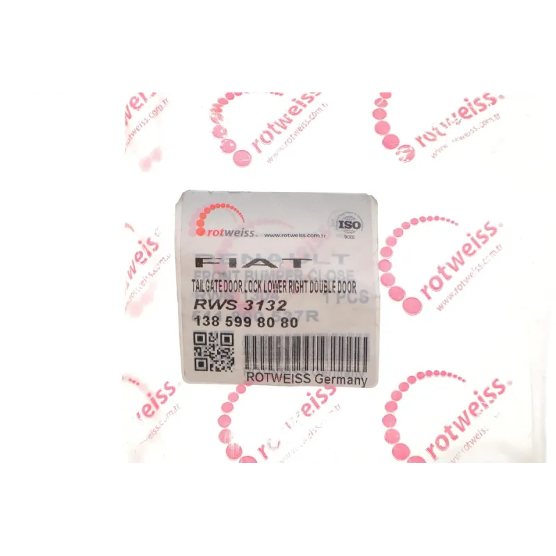 Замок дверей задній ROTWEISS 1385998080 для Fiat Fiorino фургон/універсал (225) 2007-