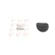 Накладка педалі гальма Renault Megane III/Scenic III 08-