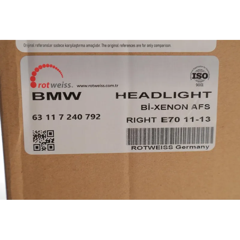 Фара права Bi-Xenon ROTWEISS 63117240792 для BMW X5 E70 2008-2013