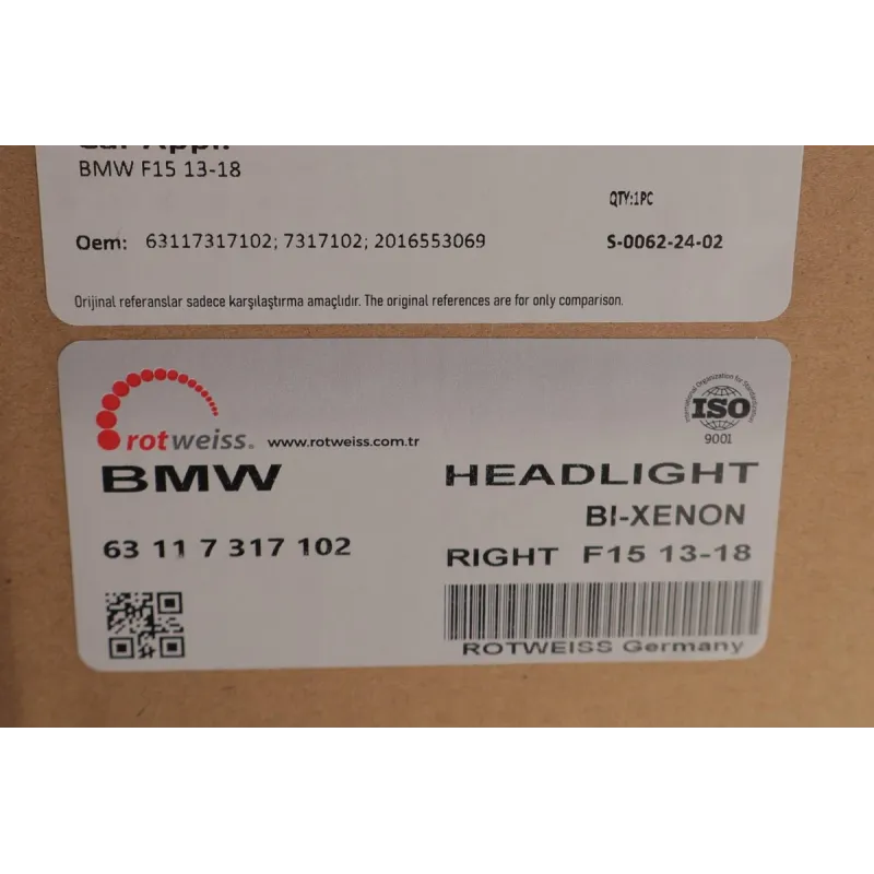 Фара (R) BMW X5 (F15/F85) 13-18 (Bi-Xenon)