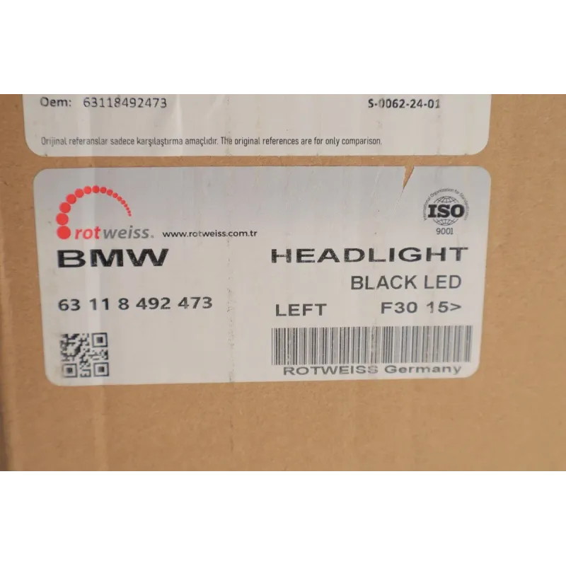 Фара (L) BMW 3 (F30/F80) 11-18 (LED)