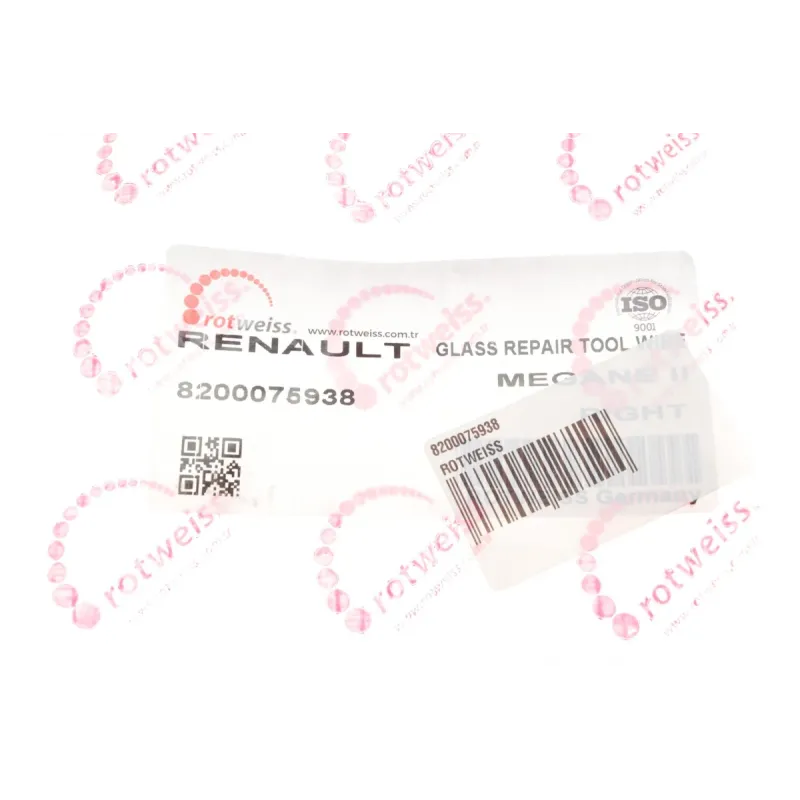 Ремкомплект склопідіймача ROTWEISS 8200075938 для Renault Megane II (електро)