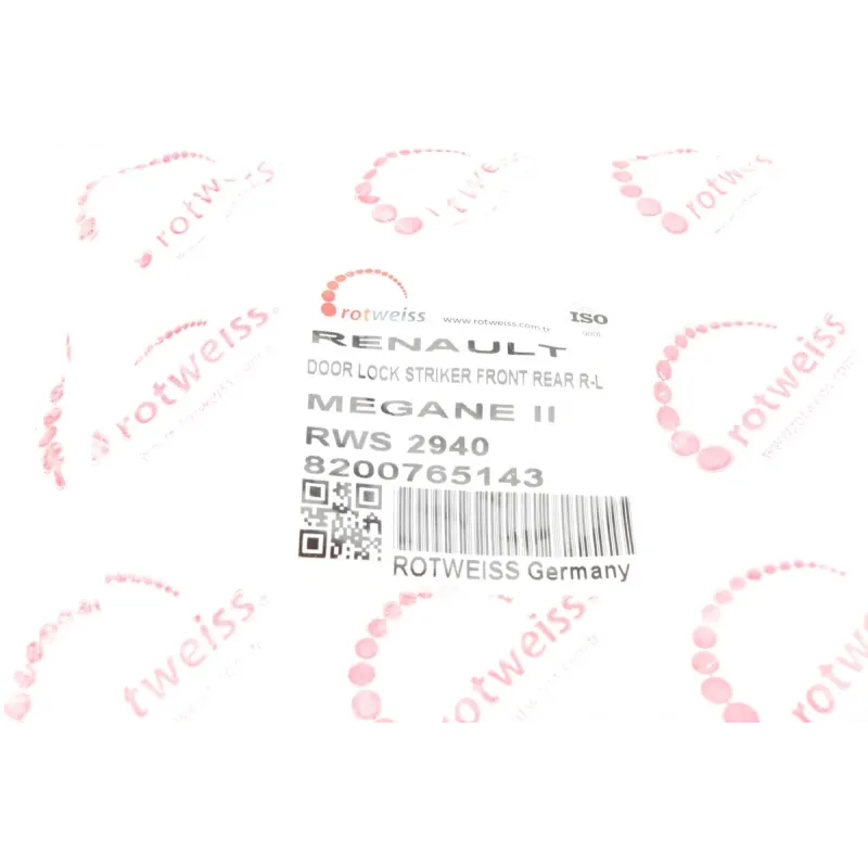 Петля дверей передніх ROTWEISS 8200765143 для Renault Laguna II/Megane II 2001-2008