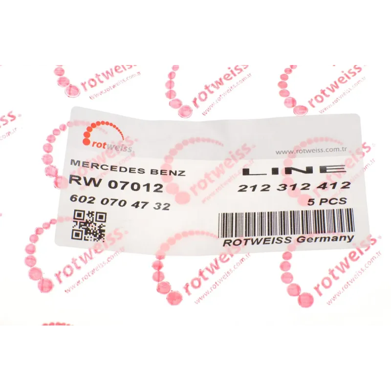 Шланг зливний ROTWEISS RW07012 для Mercedes-Benz Sprinter 2.9TDI OM602