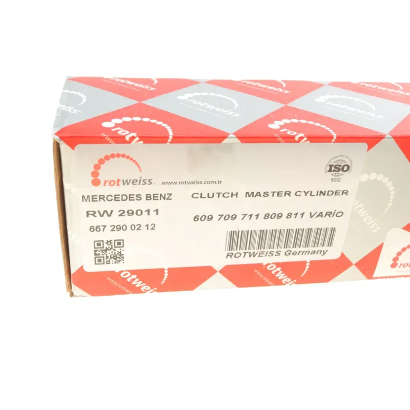 Циліндр зчеплення головний ROTWEISS RW29011 (d=19.05mm) для Mercedes-Benz T2/LN1 609 D