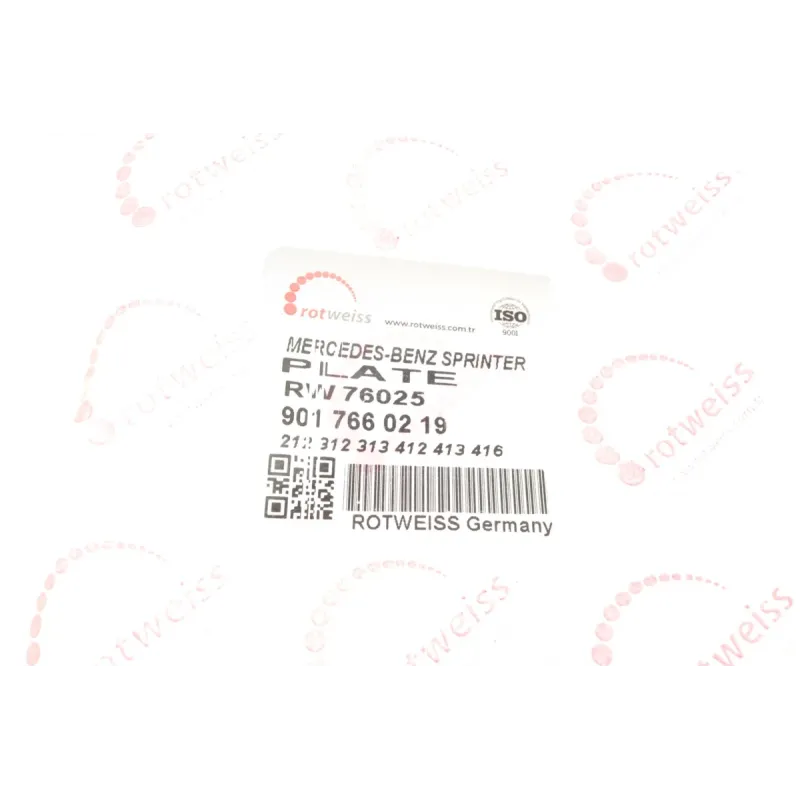 Планка дверей верхня задньої частини ROTWEISS RW76025 для Mercedes-Benz Sprinter, Volkswagen LT
